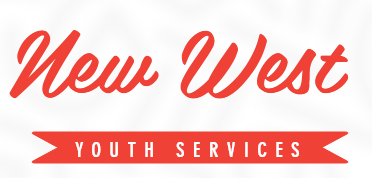 New West Youth Services logo in red.