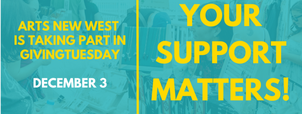 Yellow text on a teal background reads: Your Support Matters!