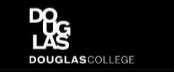 Black background with the Douglas College Logo